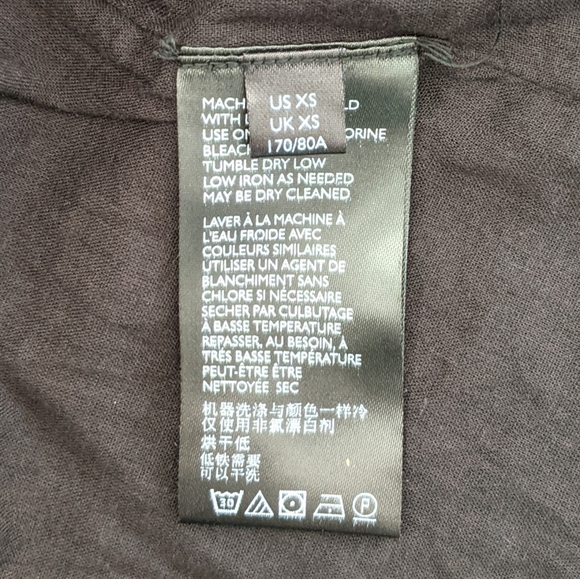 NWT Urban Outfitters Agatha Ruffled Babydoll Dress Black XS - Picture 9 of 9